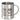 Schaf, unschaf – Edelstahlbecher 400 ml – Silber – Ohne Deckel und Karabiner – Ansicht 1 #farbe_silber