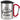 Shhh … there is Prosecco in here – Karabinerbecher 330 ml – Silber/Rot – Mit Deckel – Ansicht 1 #farbe_silber-rot