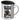 Anti-Stress Tasse für Fitnesstrainer – Edelstahlbecher 400 ml – Silber – Mit Deckel – Ansicht 1 #farbe_silber