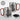 Hokus Pokus, Mittelfinger-Modus – Karabinerbecher 330 ml – Silber/Rot – Mit Deckel – Ansicht 3 #farbe_silber-rot