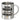 Ich bin Musiker, was ist deine Superkraft? – Edelstahlbecher 400 ml – Silber – Ohne Deckel und Karabiner – Ansicht 1 #farbe_silber