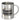 Karnevals-Treibstoff – Edelstahlbecher 400 ml – Silber – Ohne Deckel und Karabiner – Ansicht 1 #farbe_silber