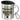 Traue keinem Projektmanager, der heute noch keinen Kaffee hatte – Edelstahlbecher 400 ml – Silber – Mit Deckel und Karabiner – Ansicht 1 #farbe_silber