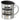 Ich bin Patenonkel, was ist deine Superkraft? – Edelstahlbecher 400 ml – Silber – Mit Deckel – Ansicht 1 #farbe_silber