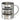 Ich bin Reinigungskraft, was ist deine Superkraft? – Edelstahlbecher 400 ml – Silber – Ohne Deckel und Karabiner – Ansicht 1 #farbe_silber