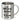 Lieber 1000 Sterne am Himmel als 5 Sterne im Hotel – Edelstahlbecher 400 ml – Silber – Ohne Deckel und Karabiner – Ansicht 1 #farbe_silber