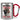 Anti-Stress Tasse für die Ehe – Karabinerbecher 330 ml – Silber/Rot – Ohne Deckel – Ansicht 1 #farbe_silber-rot