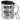 Vater, danke, dass du mich gelehrt hast, ein Mann zu sein – Edelstahlbecher 400 ml – Silber – Mit Deckel und Karabiner – Ansicht 1 #farbe_silber