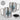 Lieblings-Lehrer – Karabinerbecher 330 ml – Silber/Silber – Mit Deckel – Ansicht 3 #farbe_silber-silber