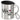 Zu Vino sag ich nie no – Edelstahlbecher 400 ml – Silber – Mit Deckel und Karabiner – Ansicht 1 #farbe_silber