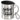 Geh ruhig – wir haben dich eh nie gemocht – Edelstahlbecher 400 ml – Silber – Mit Deckel und Karabiner – Ansicht 1 #farbe_silber