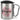 Lieblings-Pflegerin – Karabinerbecher 330 ml – Silber/Silber – Mit Deckel – Ansicht 1 #farbe_silber-silber