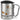 Gans gechillt – Karabinerbecher 330 ml – Silber/Silber – Mit Deckel – Ansicht 1 #farbe_silber-silber