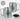 Lieblings-Neffe – Karabinerbecher 330 ml – Silber/Silber – Mit Deckel – Ansicht 3 #farbe_silber-silber