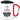 So sieht die beste Hebamme der Welt aus! – Karabinerbecher 330 ml – Weiß/Rot – Mit Deckel – Ansicht 1 #farbe_weiss-rot
