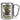 Anti-Stress Tasse für Floristen – Karabinerbecher 330 ml – Silber/Silber – Ohne Deckel – Ansicht 1 #farbe_silber-silber