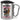 Anti-Stress Tasse für Reiterinnen – Karabinerbecher 330 ml – Silber/Silber – Mit Deckel – Ansicht 1 #farbe_silber-silber