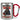Anti-Stress Tasse für Mechaniker – Karabinerbecher 330 ml – Silber/Rot – Ohne Deckel – Ansicht 1 #farbe_silber-rot