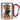 Anti-Stress Tasse für Jäger – Karabinerbecher 330 ml – Silber/Rot – Ohne Deckel – Ansicht 1 #farbe_silber-rot