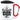 Professioneller Wurmbader – Karabinerbecher 330 ml – Weiß/Rot – Mit Deckel – Ansicht 1 #farbe_weiss-rot