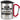 Ich bin Volleyballerin, was ist deine Superkraft? – Karabinerbecher 330 ml – Silber/Rot – Mit Deckel – Ansicht 1 #farbe_silber-rot