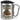 Anti-Stress Tasse für Schreiner – Karabinerbecher 330 ml – Silber/Silber – Mit Deckel – Ansicht 1 #farbe_silber-silber