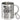 Wie magst du deine Eier? Weich, hart oder gekrault? – Edelstahlbecher 400 ml – Silber – Mit Karabiner – Ansicht 1 #farbe_silber