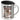 Anti-Stress Tasse für Hochzeitsplaner – Edelstahlbecher 400 ml – Silber – Mit Deckel – Ansicht 1 #farbe_silber