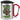 Anti-Stress Tasse für Camper – Karabinerbecher 330 ml – Silber/Rot – Mit Deckel – Ansicht 1 #farbe_silber-rot