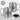 Lieblings-Freund – Karabinerbecher 330 ml – Silber/Silber – Mit Deckel – Ansicht 3 #farbe_silber-silber