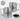 Lieblings-Mitarbeiter – Karabinerbecher 330 ml – Silber/Silber – Mit Deckel – Ansicht 3 #farbe_silber-silber