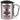 Anti-Stress Tasse fürs Yoga – Karabinerbecher 330 ml – Silber/Silber – Mit Deckel – Ansicht 1 #farbe_silber-silber