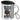 Anti-Stress Tasse für Bergsteiger – Edelstahlbecher 400 ml – Silber – Mit Deckel und Karabiner – Ansicht 1 #farbe_silber
