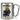 Anti-Stress Tasse für die Nachtschicht – Karabinerbecher 330 ml – Silber/Silber – Ohne Deckel – Ansicht 1 #farbe_silber-silber