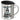 Guten Morgen – ganz dünnes Eis – Edelstahlbecher 400 ml – Silber – Mit Deckel – Ansicht 1 #farbe_silber