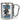 Anti-Stress Tasse für Läufer – Karabinerbecher 330 ml – Silber/Silber – Ohne Deckel – Ansicht 1 #farbe_silber-silber