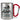 Ich bin jetzt Azubi – bitte langsam sprechen, ich lerne noch – Karabinerbecher 330 ml – Silber/Rot – Ohne Deckel – Ansicht 1 #farbe_silber-rot