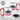 Papas Prinzessin – Karabinerbecher 330 ml – Weiß/Rot – Mit Deckel – Ansicht 3 #farbe_weiss-rot