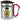 Bravocado – du hast es geschafft! – Karabinerbecher 330 ml – Silber/Rot – Mit Deckel – Ansicht 1 #farbe_silber-rot