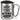Hokus Pokus, Mittelfinger-Modus – Karabinerbecher 330 ml – Silber/Silber – Mit Deckel – Ansicht 1 #farbe_silber-silber