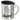 Reingeschaut – Edelstahlbecher 400 ml – Silber – Mit Deckel – Ansicht 1 #farbe_silber