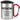 Vatertag – kann Spuren von Alkohol enthalten – Karabinerbecher 330 ml – Silber/Rot – Mit Deckel – Ansicht 1 #farbe_silber-rot
