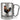 Talahuhn – Karabinerbecher 330 ml – Silber/Silber – Ohne Deckel – Ansicht 1 #farbe_silber-silber