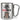Ich brauche mal ’ne Muhnute – Karabinerbecher 330 ml – Silber/Silber – Ohne Deckel – Ansicht 1 #farbe_silber-silber