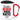 Du bist heißer als mein Kaffee – Karabinerbecher 330 ml – Weiß/Rot – Mit Deckel – Ansicht 1 #farbe_weiss-rot