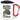 Anti-Stress Tasse für Schüler – Karabinerbecher 330 ml – Weiß/Rot – Mit Deckel – Ansicht 1 #farbe_weiss-rot