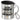 Ich bin Landwirt, was ist deine Superkraft? – Edelstahlbecher 400 ml – Silber – Mit Deckel und Karabiner – Ansicht 1 #farbe_silber