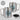 Lieblings-Trainer – Karabinerbecher 330 ml – Silber/Silber – Mit Deckel – Ansicht 3 #farbe_silber-silber