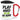 Play hard or go home – Karabinerbecher 330 ml – Weiß/Rot – Mit Deckel – Ansicht 1 #farbe_weiss-rot