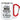 Lieber 1000 Sterne am Himmel als 5 Sterne im Hotel – Karabinerbecher 330 ml – Weiß/Rot – Ohne Deckel – Ansicht 1 #farbe_weiss-rot